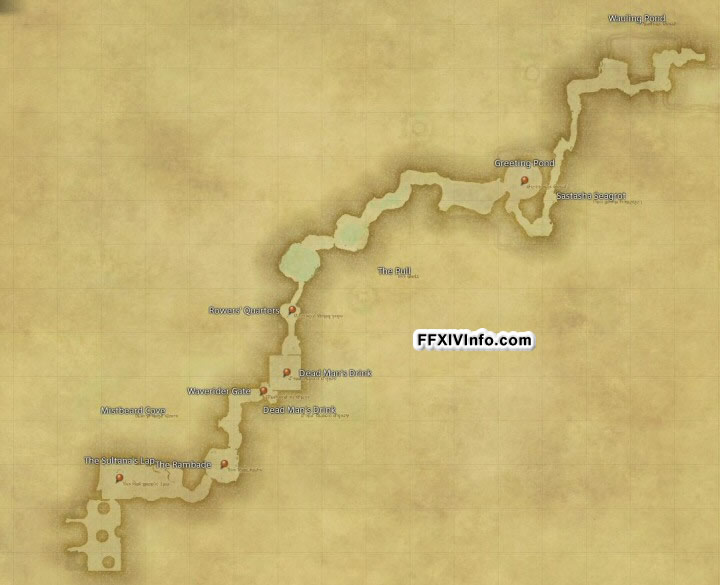 Map of The Sastasha Seagrot (Hard) in FFXIV: A Realm Reborn