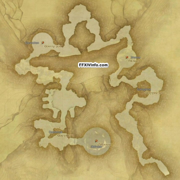 Map of The Snowcloak in FFXIV: A Realm Reborn
