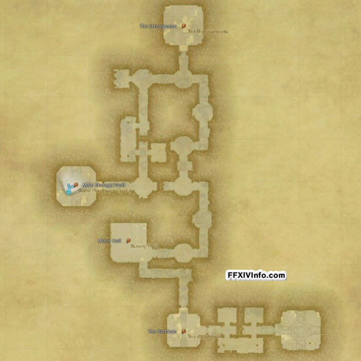 Map of The Stone Vigil (Hard) in FFXIV: A Realm Reborn