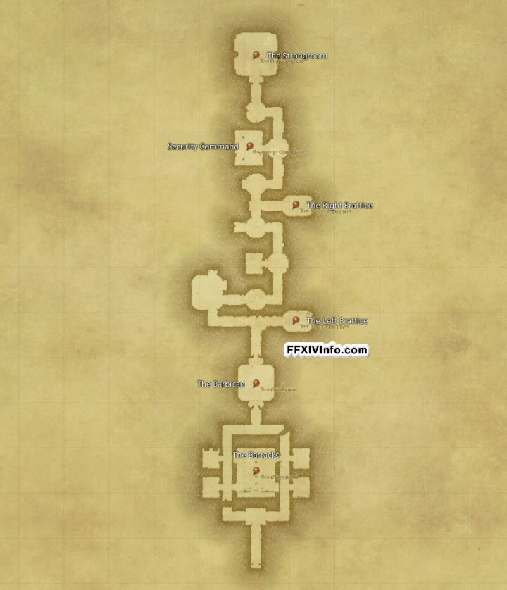 Map of The Stone Vigil in FFXIV: A Realm Reborn