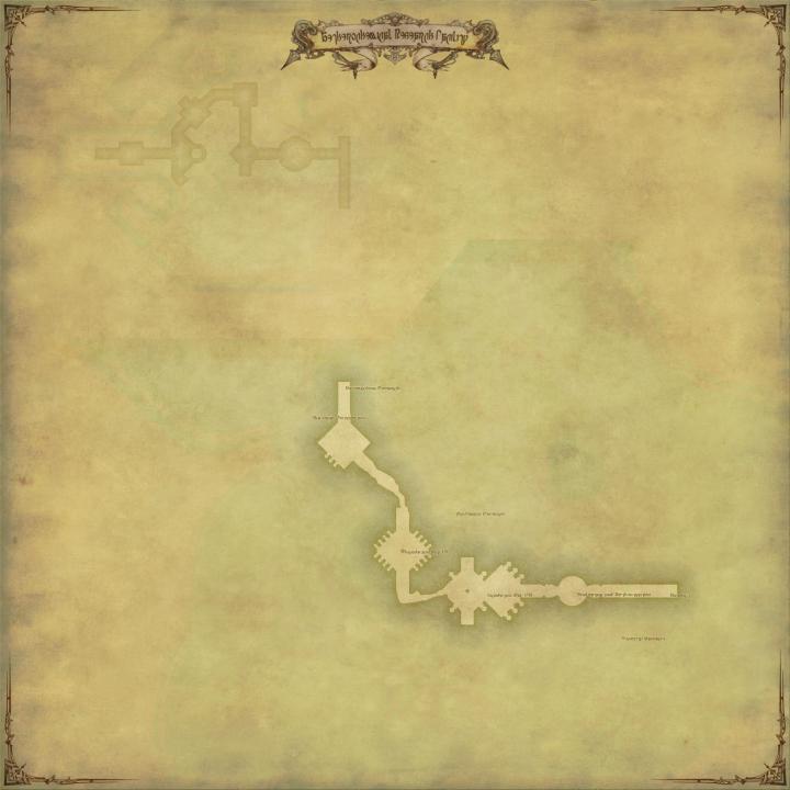 Map of The The Aetherochemical Research Facility in FFXIV: Heavensward