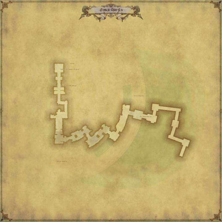 Map of The Doma Castle in FFXIV: Stormblood