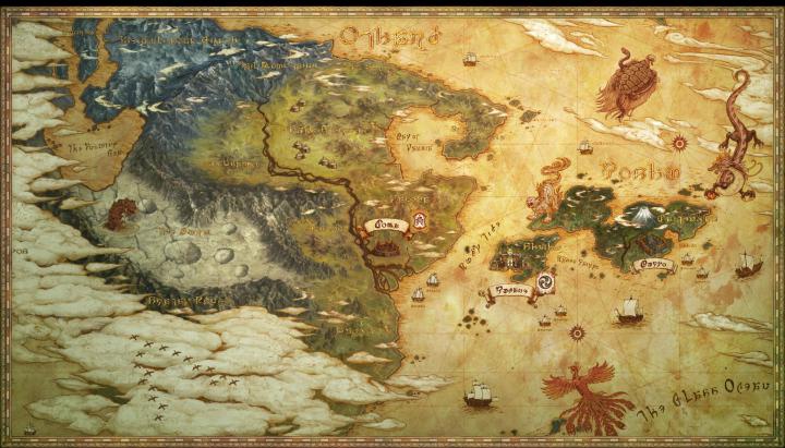 Map of The Far East in FFXIV: 