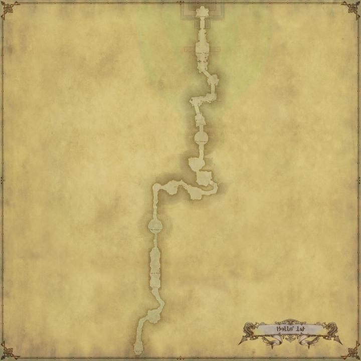 Map of The Hells' Lid in FFXIV: Stormblood