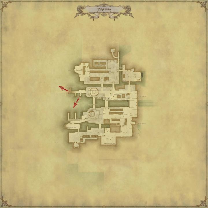 Map of The Kugane in FFXIV: 