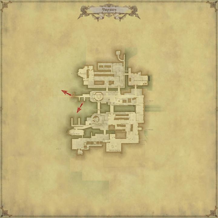 Map of The Kugane in FFXIV: