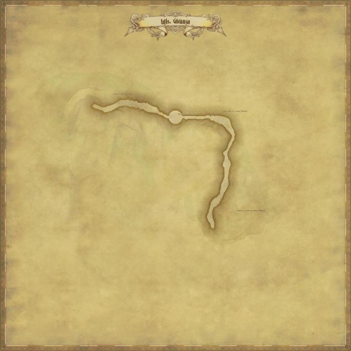 Map of The Mt. Gulg in FFXIV: Shadowbringers