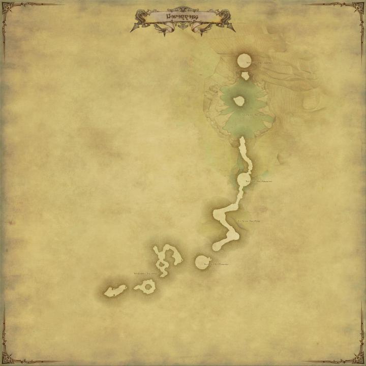 Map of The Neverreap in FFXIV: Heavensward