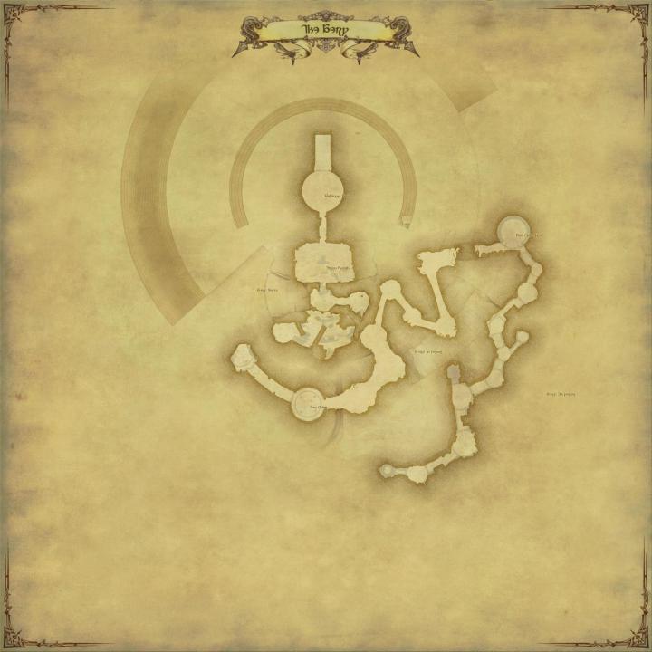 Map of The The Aery in FFXIV: Heavensward