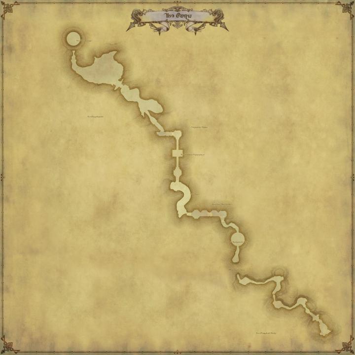 Map of The The Burn in FFXIV: Stormblood