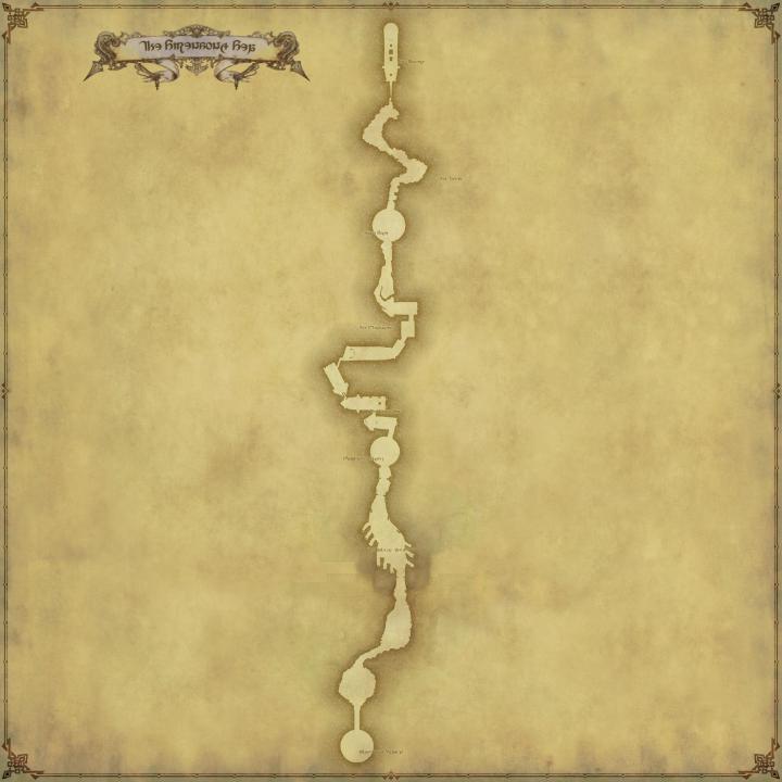 Map of The The Sirensong Sea in FFXIV: Stormblood