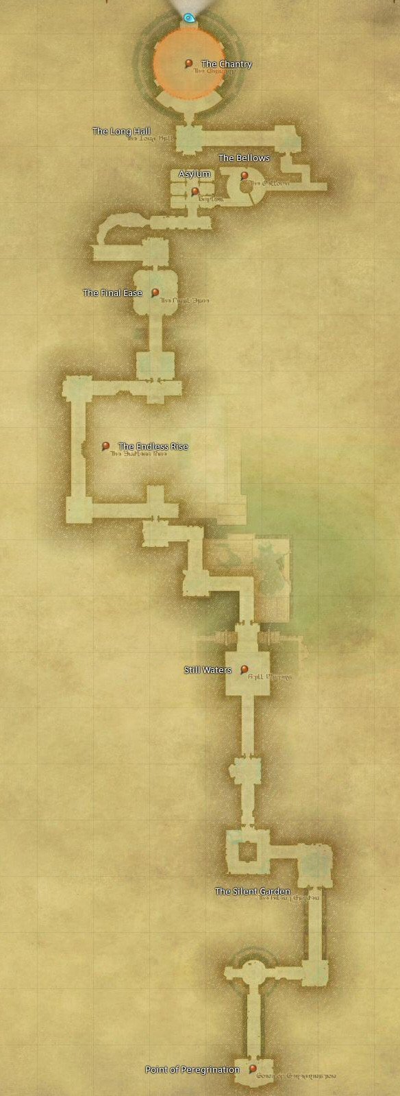 Map of The The Wanderer's Palace (Hard) in FFXIV: A Realm Reborn