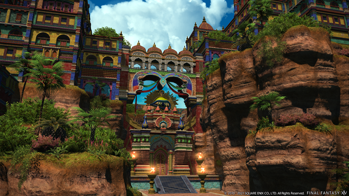 FFXIV Endwalker Expansion - The city of Radz-At-Han