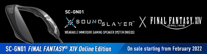 FFXIV News - Lodestone: Announcing the FFXIV Online Edition of Panasonic's Wearable Immersive Gaming Speaker System (WIGSS)