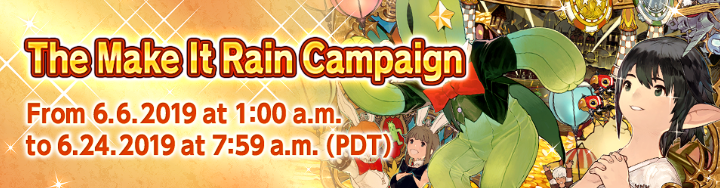 FFXIV News - Lodestone: The Make It Rain Campaign Begins on June 6!